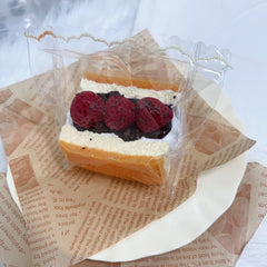 과일 크림 샌드위치