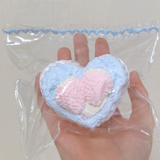 민트 딸기 하트 마카롱