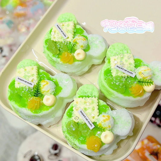 샤인머스켓 곰돌이 케이크