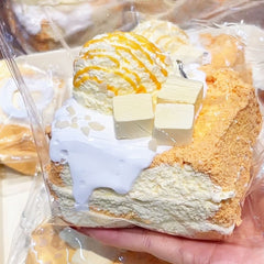 너트 아이스크림 트리플 토스트