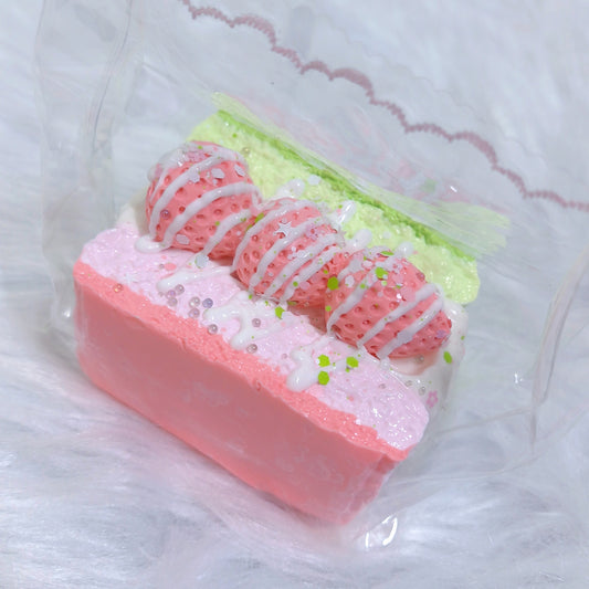 말차 과일 샌드위치