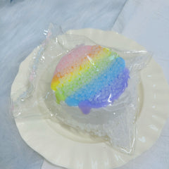 쌀알 무지개 케이크