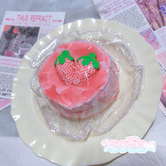 딸기 소스 케이크