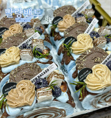 민트 초코 쿠키 롤케이크