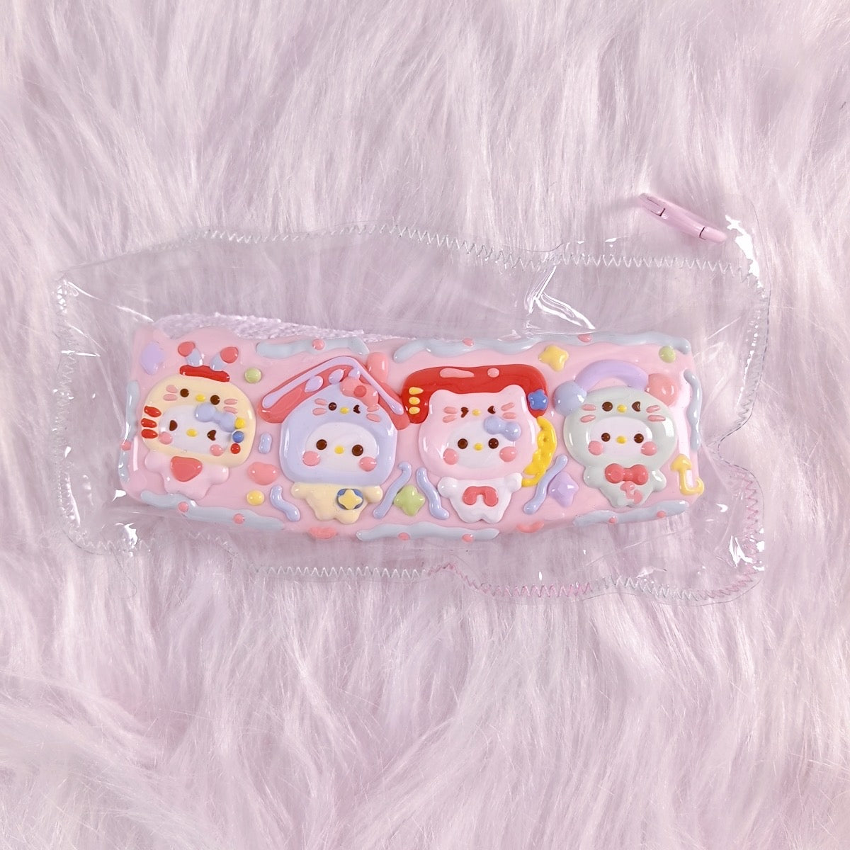 핸드페인팅 키티프렌즈 롱바