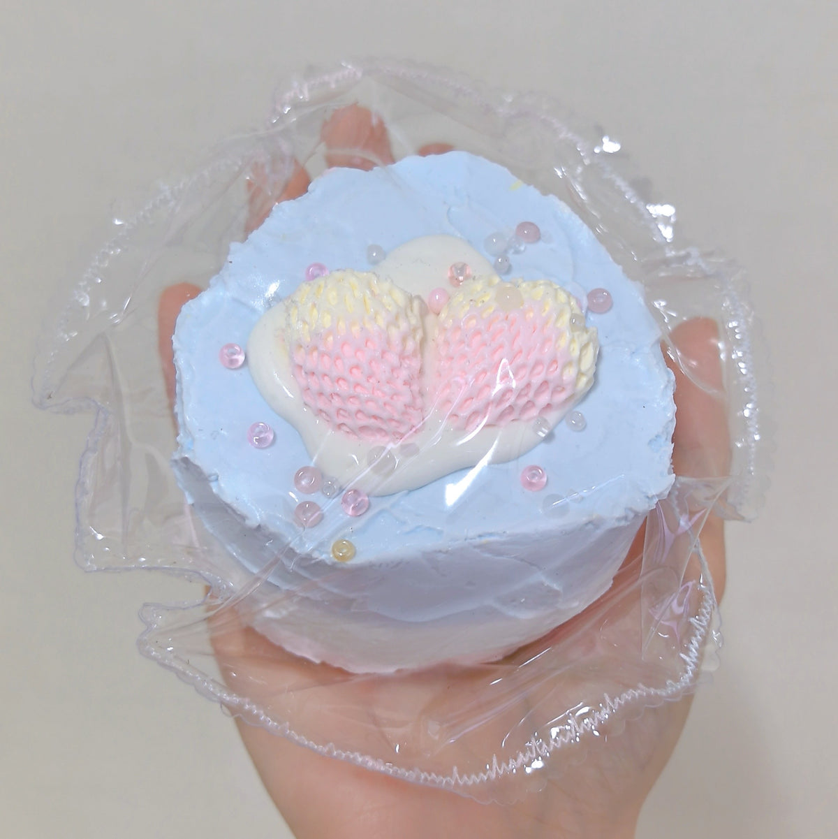 민트 딸기 케이크