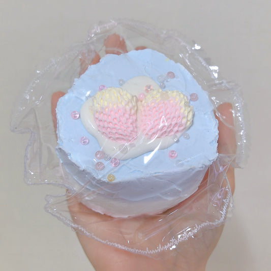 민트 딸기 케이크