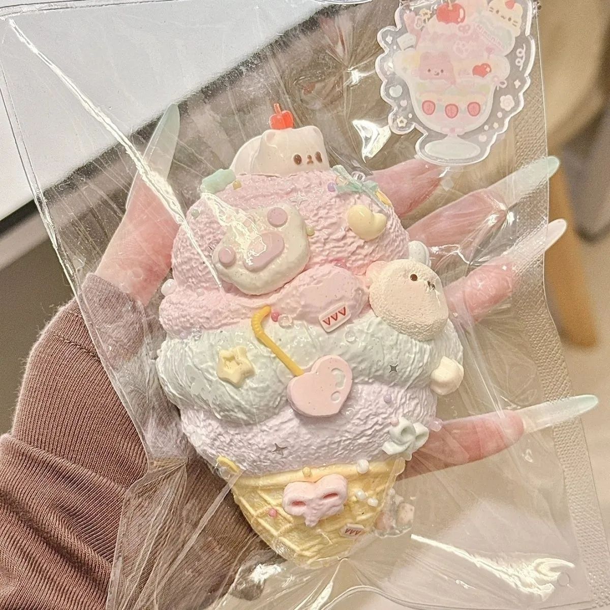 아이스크림 팬케이크 케이크 애그롤