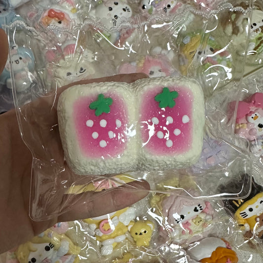 핸드페인팅 딸기 듀오