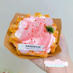 복숭아 와플